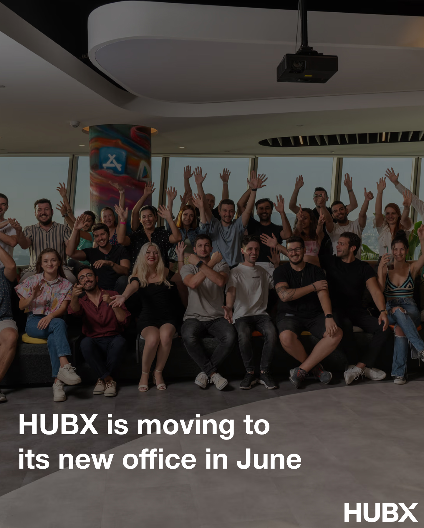 HUBX is moving to its new office in June